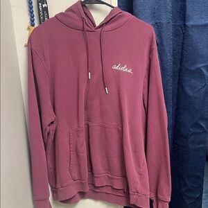 Adidas Women’s Burgundy Hoodie